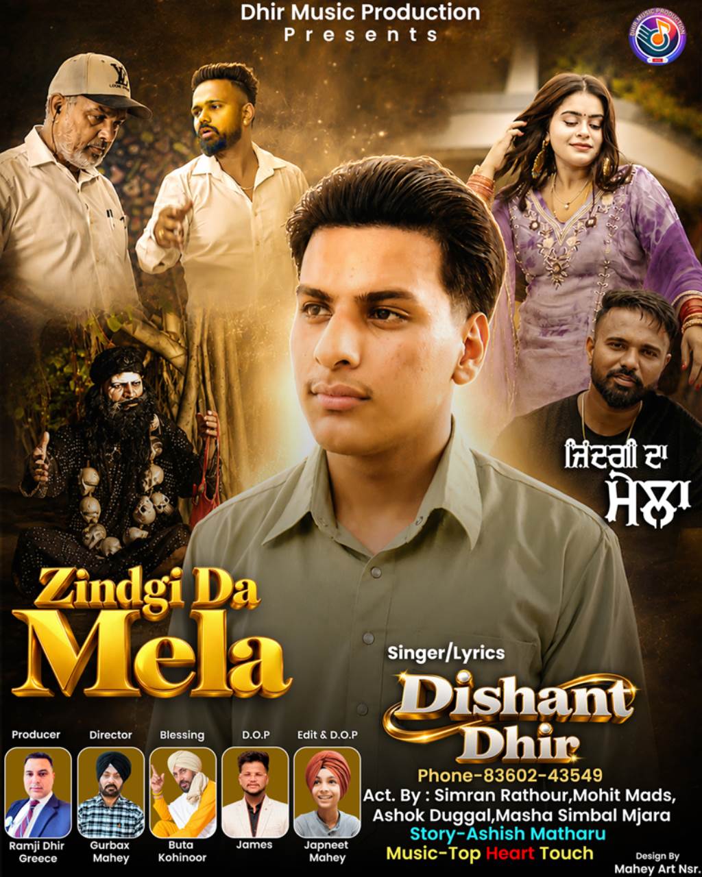The Singer Dishant Dheer Once Again in the Limelight with the Song Zindagi Da Mela
